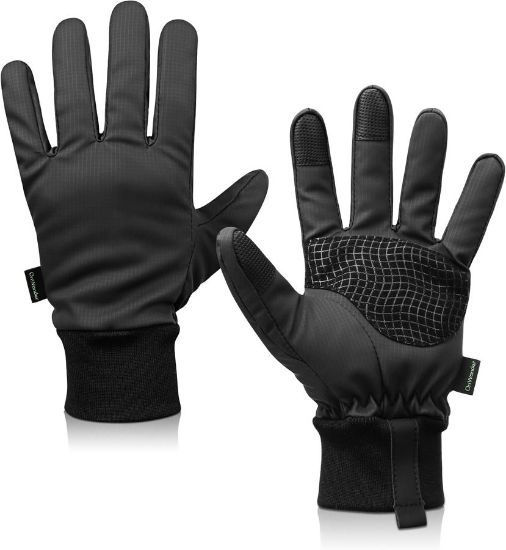 Picture of OnWander Winter Gloves - PU Leather Touchscreen - Black M