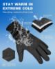 Picture of OnWander Winter Gloves - PU Leather Touchscreen - Black S
