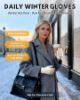 Picture of OnWander Winter Gloves - Women's Drawstring Fleece - Ivory White M